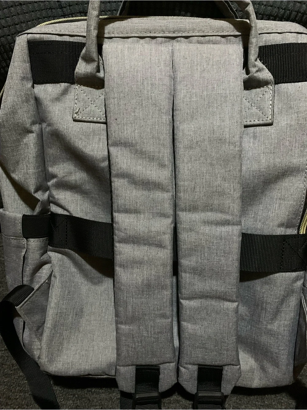 Gray Intrbleu Laptop Backpack For Women